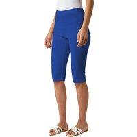 Roman Women's Knee Length Stretch Shorts in Royal | Size: 22