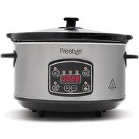 Prestige Slow Cooker' Stainless Steel Digital Slow Cooker - 5.5L in Silver