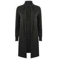 Henbury Women's Long Line Open Cardigan in Navy | Size: Small