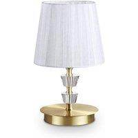 Netlighting Pegaso 1 Light Table Light Satin Brass in Yellow