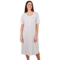 Camille Women's Classic Short Sleeved Nightdress in Pink | Size: 22-24