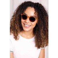Weird Fish Women's Williams Round Sunglasses in Mustard