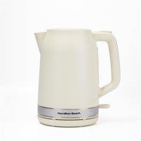 Hamilton Beach Ella 1.7L Matte Latte Kettle in Cream