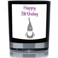 60 SECOND MAKEOVER Happy Birthday Gonk Funny 20cl Candle in Black