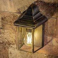 CGC Lighting 'Camila' Antique Bronze Outdoor Wall Lantern Clear Diffuser