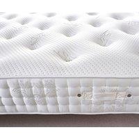 Somnior 2500 Natural Cashmere Pocket Sprung Medium Firm Mattress Edge Support in White | Size: Double