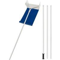 Costway Aluminum Snow Roof Rake Adjustable Snow Removal Tool Widened Head Design 6M