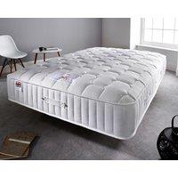 Somnior Sovereign 3500 Pressure Relief Cushioned Support Medium Firm Mattress in White | Size: King