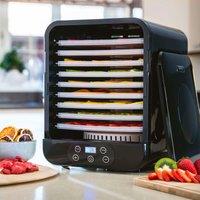 Cooks Professional 9 Tier Food Dehydrator - Fruit Meat Veg Snack Preserver Drying Machine in Black