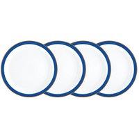 Denby Imperial Blue Set of 4 Dinner Plates