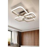 Contemporary LED Light-adjusted Semi Flush Ceiling Light