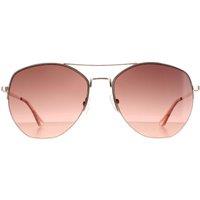 CALVIN KLEIN Men's Aviator Rose Gold Brown CK20121S