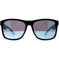 Guess Men's Square Black Blue Mirrored GF0203