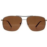 Guess Men's Aviator Gold Brown GF0205