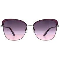Guess Women's Square Violet Bordeaux Mirror GU7738 in Purple