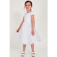 Monsoon Girl's Tulle Bridesmaid Dress in Ivory | Size: 11 Years