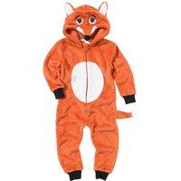 Animal Crazy Fox Fleece Onesie in Burnt Orange | Size: 2-3 Years