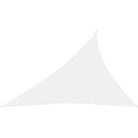 Berkfield Home Sunshade Sail Oxford Fabric Triangular 4x5x6.4 m White