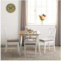Seconique Balfour 1+4 Dining Set in Light Oak