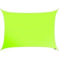 Primrose 5m x 4m Waterproof Patio Sun Shade Sail Canopy 98% UV Block Free Rope in Lime