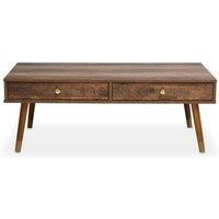 Orsina Modern Style Coffee Table, Easy To Maintain Display Table, Versatile Wooden Table, Lightweight Storage Table in Brown