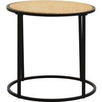 Orsina Round Side Table, Durable & Sturdy Side Table By Couch, Minimalist & Easy To Maintain Small Lounge Table in Natural