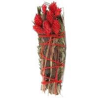 Something Different Yerba Santa Sage Rosemary Smudge Stick Wand in Dark Red