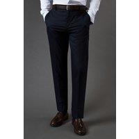 Burton Men's Navy Slim Fit Smart Trousers | Size: 30R