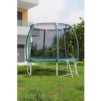 8FT Outdoor Enclosure Trampoline with Ladder