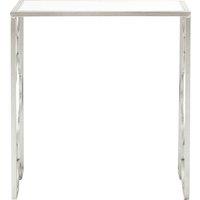 Orsina Set Of Two Merlin Leaf Side Tables in Silver