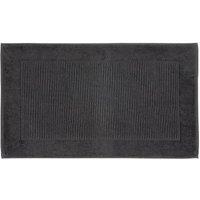 CHRISTY 'Supreme' Luxury 100% Cotton Towelling Bath Mats in Dark Grey