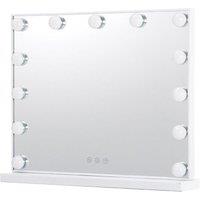 Fashion Vanity Mirror with Lights,3 Lighting Modes & Touch Screen Control,Tabletop Mirror For Ma