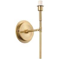 Netlighting Rennes Fitting Only Wall Lamp Antique Brass Plate in Gold