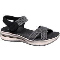 IVACHY Women's Casual Sandals - Comfortable Platform Heel in Black | Size: 7.5