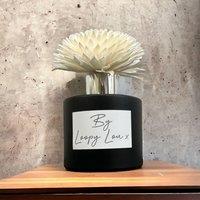 60 SECOND MAKEOVER Strawberries & Cream Luxury Flower Diffuser Highly Fragranced Scented in Black