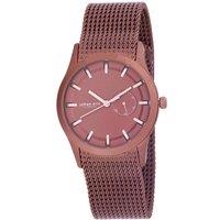 Agers Date Sub-Dial Watch, IP Case & Mesh Bracelet