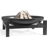 Norfolk Leisure Lifestyle Panama 70cm Steel Fire Bowl in Black