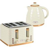 HOMCOM Kettle & Toaster Sets 1.7L Kettle & Toaster in Beige