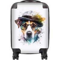 Jack Russell Dog Splashart Suitcase