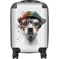 Warren Reed - Designer Jack Russell Terrier Dog Splashart Suitcase | Size: Large