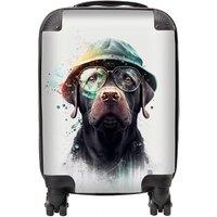 Warren Reed - Designer Labrador Retriever Dog Splashart Suitcase | Size: Large