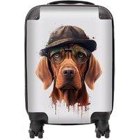 Warren Reed - Designer Hungarian Vizsla Dog Splashart Suitcase | Size: Large