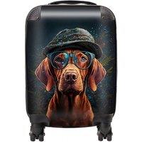 Warren Reed - Designer Hungarian Vizsla Dog Splashart Suitcase | Size: Large
