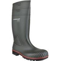 Dunlop Men's 'Acifort' Safety Wellingtons in Green | Size: 6.5