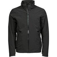 TEE JAYS Men's All Weather Jacket in Black | Size: 3XL