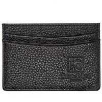 Swan & Edgar Men's Luxury Leather Credit Card Holder in Black