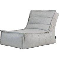 icon Dolce Large Beanbag, Outdoor Woven, Natural Beige in Light Grey