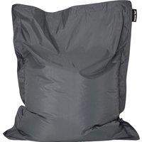 icon Bazaar Bag Navy Blue Giant Indoor Outdoor Bean Bag Lounger in Charcoal