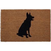 Orsina Alsatian Doormat in Natural | Size: 100 cm diameter