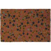 Orsina Sustain Terazzo Coir Doormat in Brown | Size: 100 cm diameter